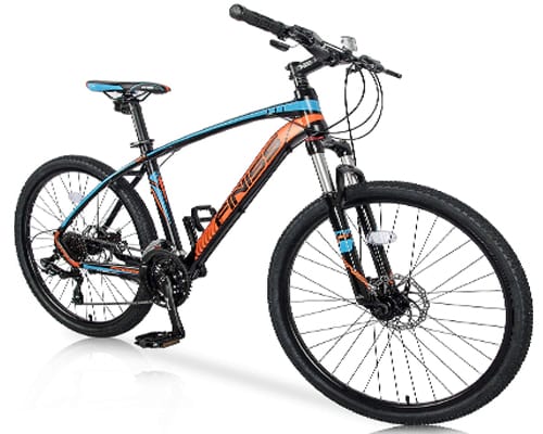 Merax 26 Mountain Bicycle with Suspension Fork 24-Speed Mountain Bike with Disc Brake,