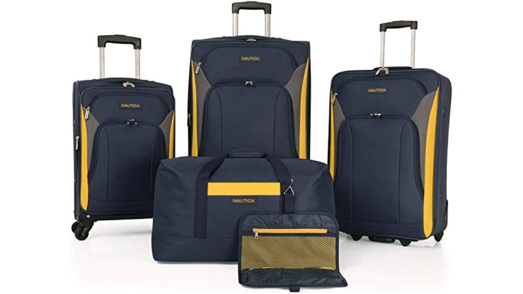 Nautica Luggage Sets 5 Piece 4 Piece Lightweight Suitcase