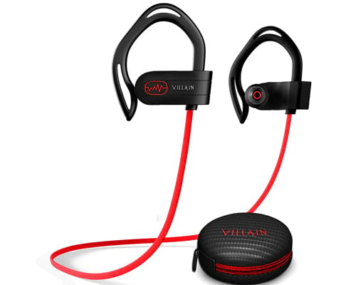 [2020 Edition] Villain Wireless Workout Bluetooth Headphones for Running and Gym