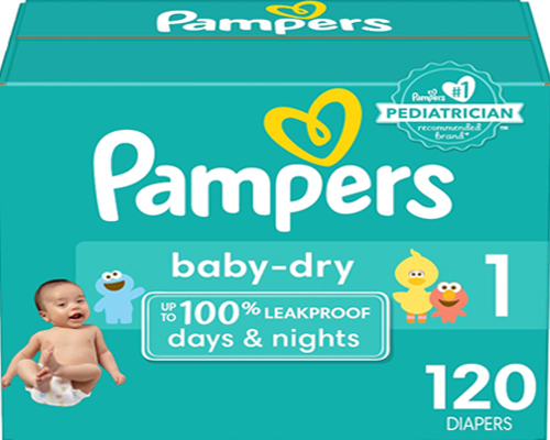 Pampers Baby Dry Diapers - Size 1