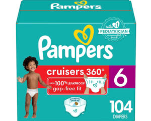 Pampers Cruisers 360 Diapers - Size 6,