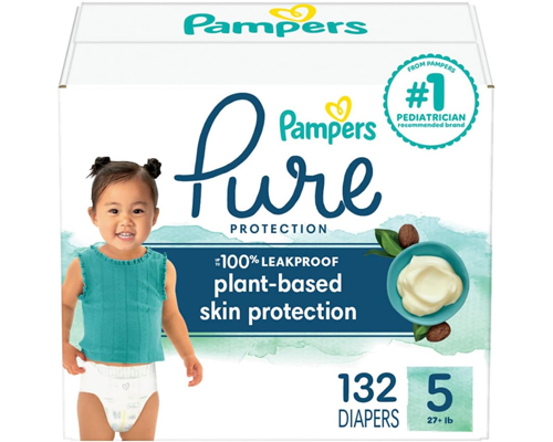 Pampers Pure Protection Diapers - Size 5