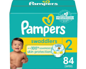 Pampers Swaddlers Diapers - Size 2,