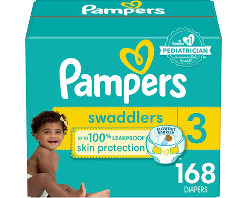 Pampers Swaddlers Diapers - Size 3,