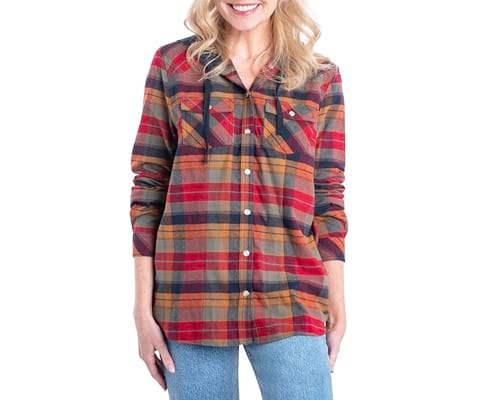 Legendary Whitetails Women's Lumber Jane Hooded Flannel Shirt