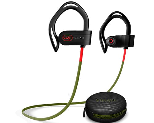 2020 Edition] Villain Wireless Workout Bluetooth Headphones for Running and Gym