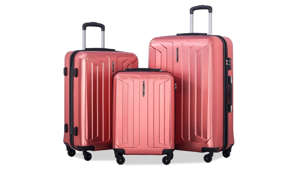 Flieks 3 Piece Luggage Set Spinner Suitcase Flieks 3 Piece Luggage Set Spinner Suitcase