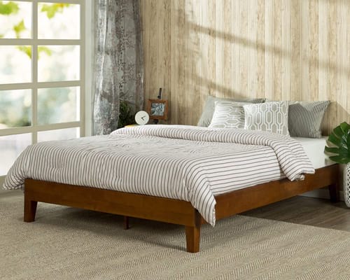 Zinus Wen 12 Inch Deluxe Wood Platform Bed No Box Spring Needed