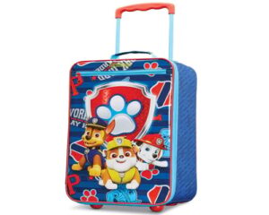 American Tourister Kids Paw Patrol Softside Upright 18 Red-Blue American Tourister Kids Paw Patrol Softside Upright 18 Red-Blue