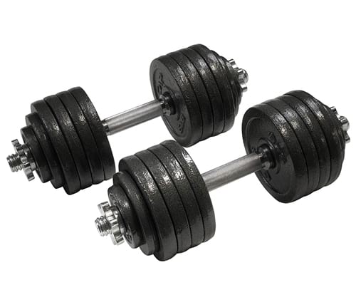 CAP Barbell Adjustable Dumbbell Set, 40 to 200 Pounds CAP Barbell Adjustable Dumbbell Set, 40 to 200 Pounds