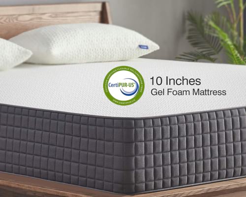 Full Mattress, Sweetnight 10 Inch Full Size Mattress
