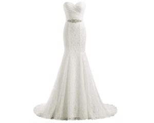 Likedpage Womens Lace Mermaid Bridal Wedding Dresses Likedpage Womens Lace Mermaid Bridal Wedding Dresses