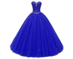 Likedpage Womens Sweetheart Ball Gown Tulle Quinceanera Dresses Prom Dress Likedpage Womens Sweetheart Ball Gown Tulle Quinceanera Dresses Prom Dress