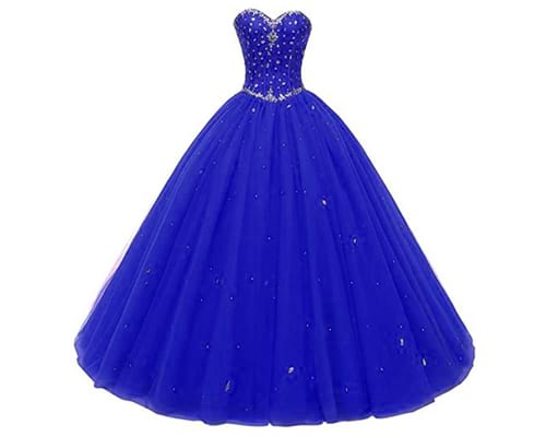 Likedpage Womens Sweetheart Ball Gown Tulle Quinceanera Dresses Prom Dress Likedpage Womens Sweetheart Ball Gown Tulle Quinceanera Dresses Prom Dress