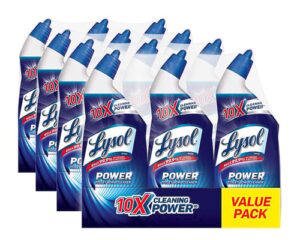 Lysol Power Toilet Bowl Cleaner, 288oz (4X3X24oz), 10X Cleaning Power Lysol Power Toilet Bowl Cleaner, 288oz (4X3X24oz), 10X Cleaning Power