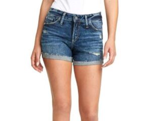 Silver Jeans Co. Womens Suki Mid Rise Short