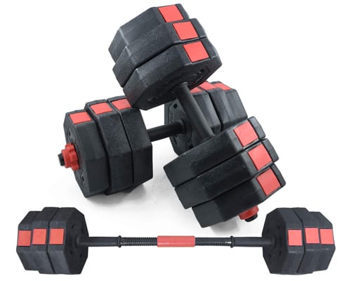 SogesHome Adjustable Dumbbells (Pair) 8.8-33lbs Dumbbells Set SogesHome Adjustable Dumbbells (Pair) 8.8-33lbs Dumbbells Set