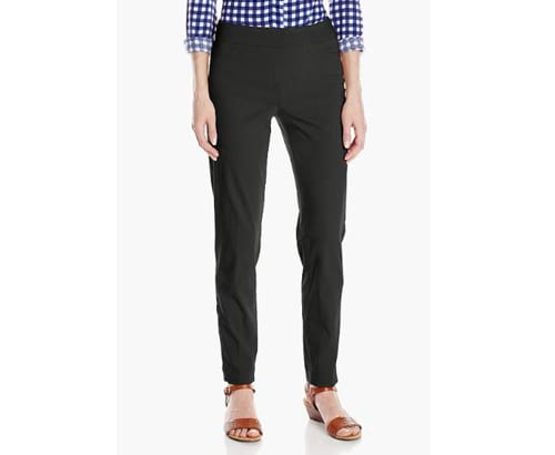 SLIM-SATION Womens Wide Band Pull on Ankle Pant
