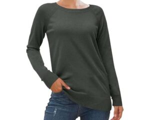 STYLEWORD Womens Crewneck Long Sleeve STYLEWORD Womens Crewneck Long Sleeve