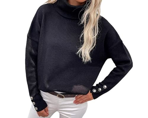 Womens High Neck Knitted Sweater Womens High Neck Knitted Sweater