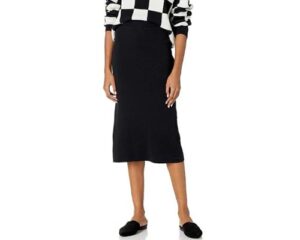 The Drop Womens Iris Pull-On Midi Sweater Pencil Skirt The Drop Womens Iris Pull-On Midi Sweater Pencil Skirt