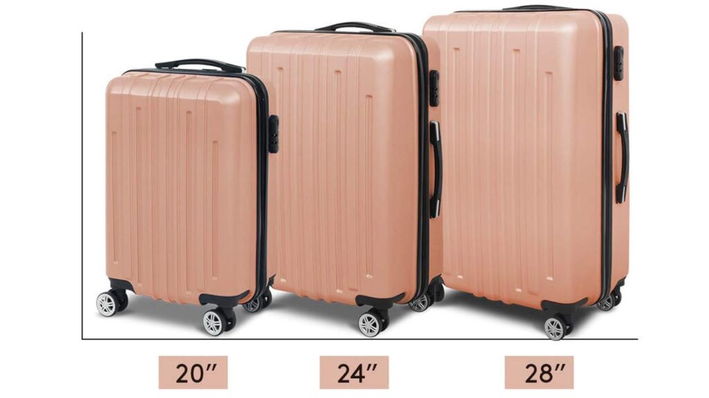 3 Pcs Luggage Suitcase Sets Spinner Wheel Hardshell Lightweight 3 Pcs Luggage Suitcase Sets Spinner Wheel Hardshell Lightweight